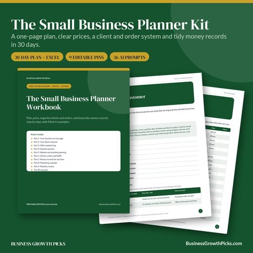 The Small Business Planner Kit cover