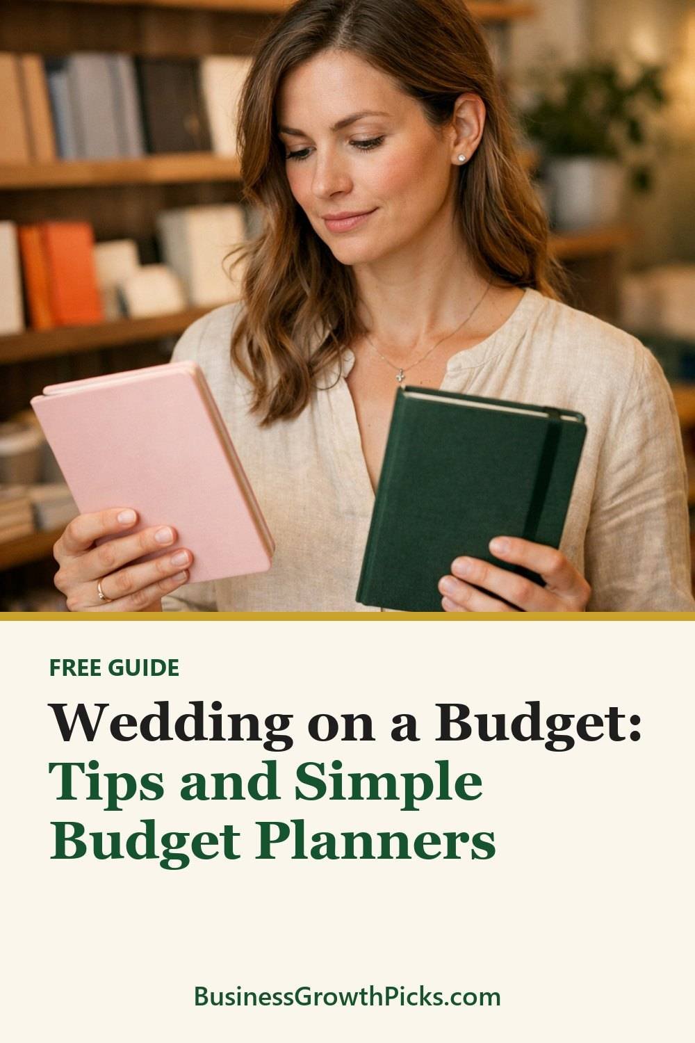 Wedding on a Budget: Tips and a Simple Planner. The list includes Decide your total first, Choose your top three, Compare quotes.